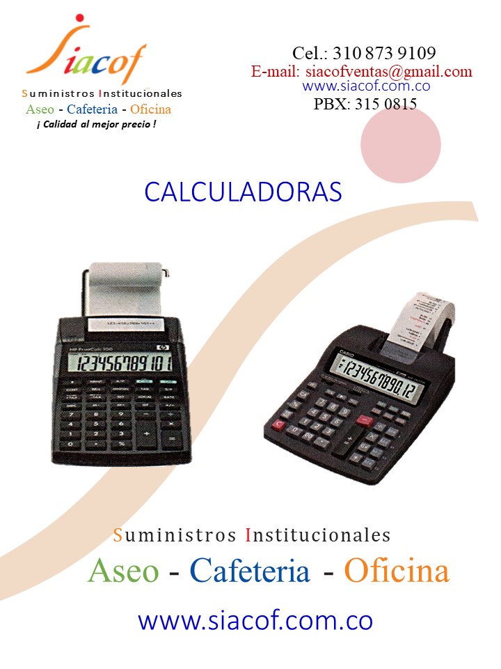 CALCULADORAS