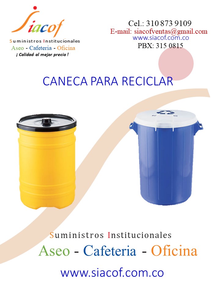 CANECA PARA RECICLAR SIACOF