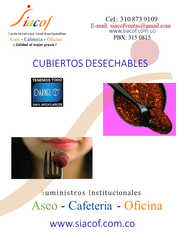 CUBIERTOS DESECHABLES