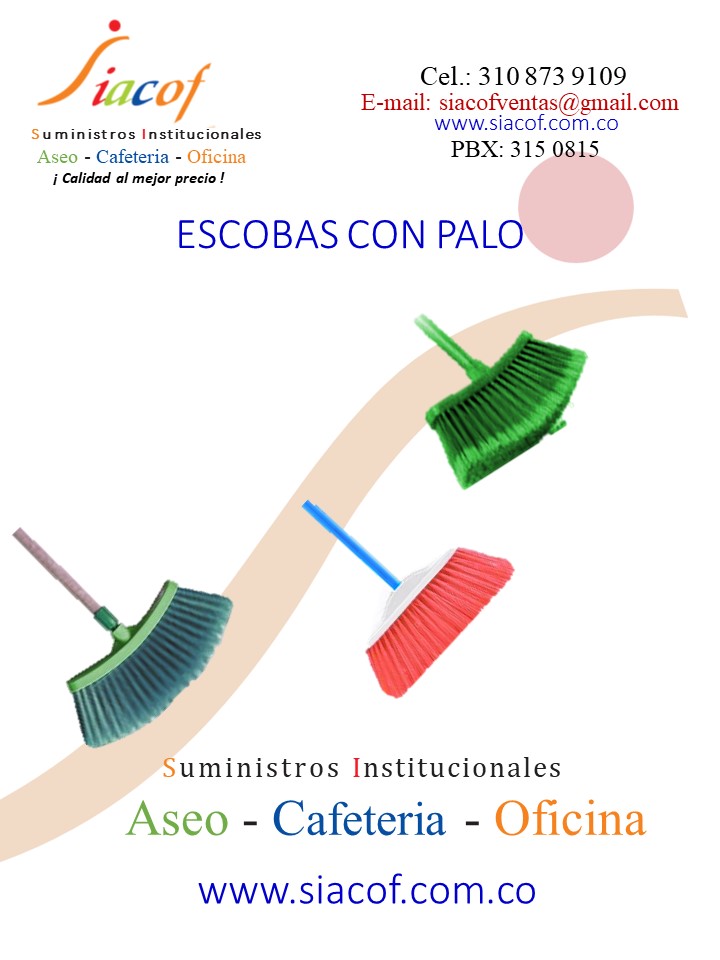 ESCOBAS CON PALO SIACOF