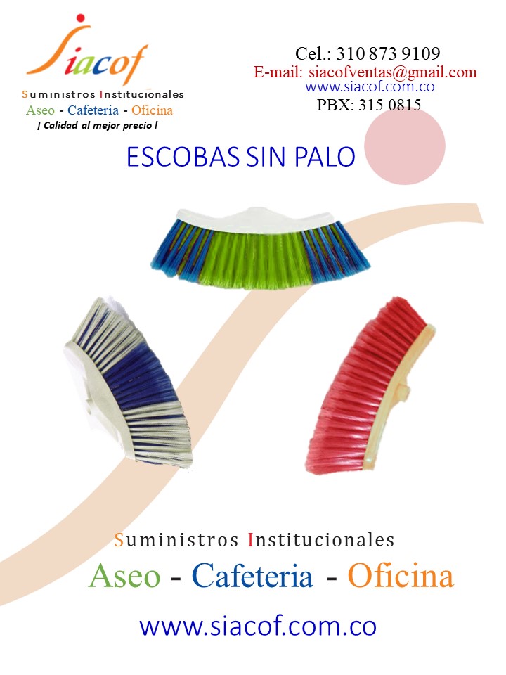 ESCOBAS SIN PALO SIACOF