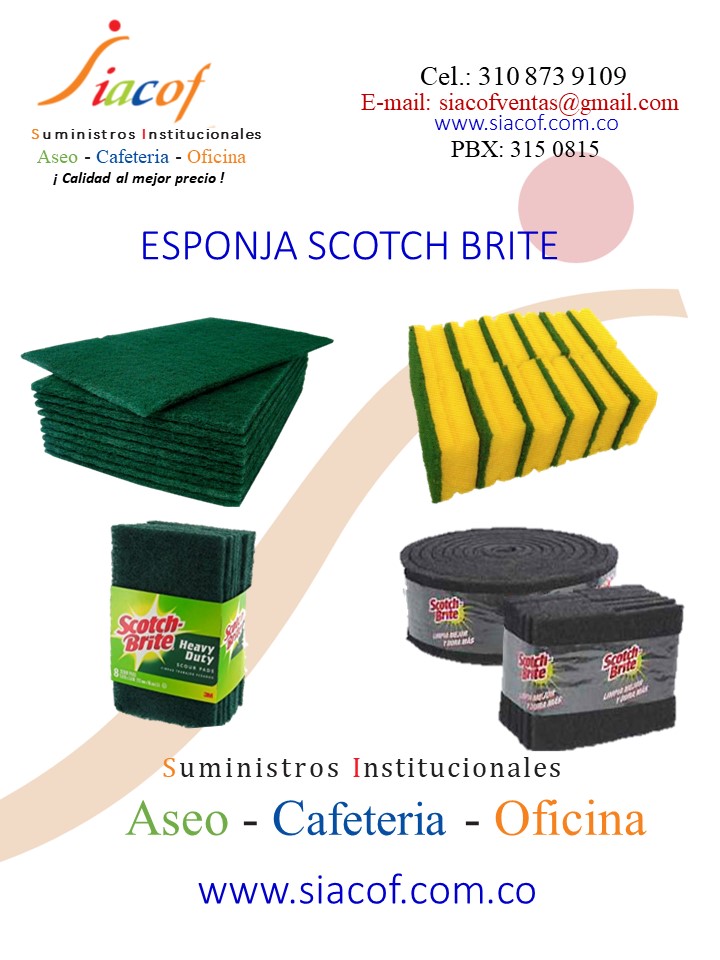 ESPONJA SCOTCH BRITE SIACOF
