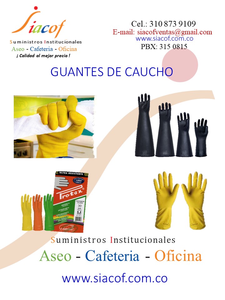 GUANTES DE CAUCHO SIACOF
