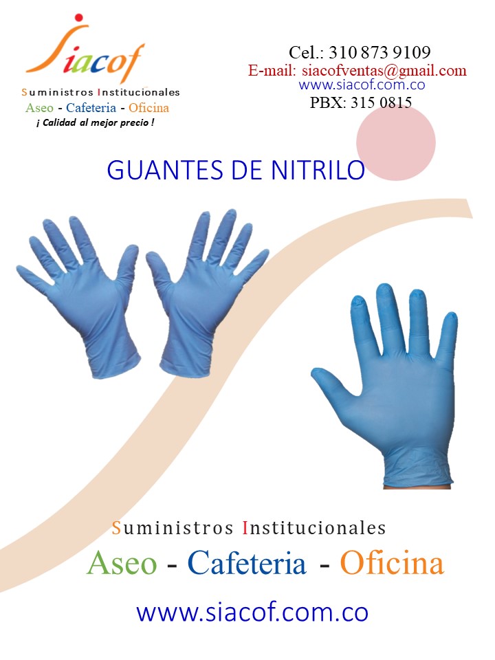 GUANTES DE NITRILO