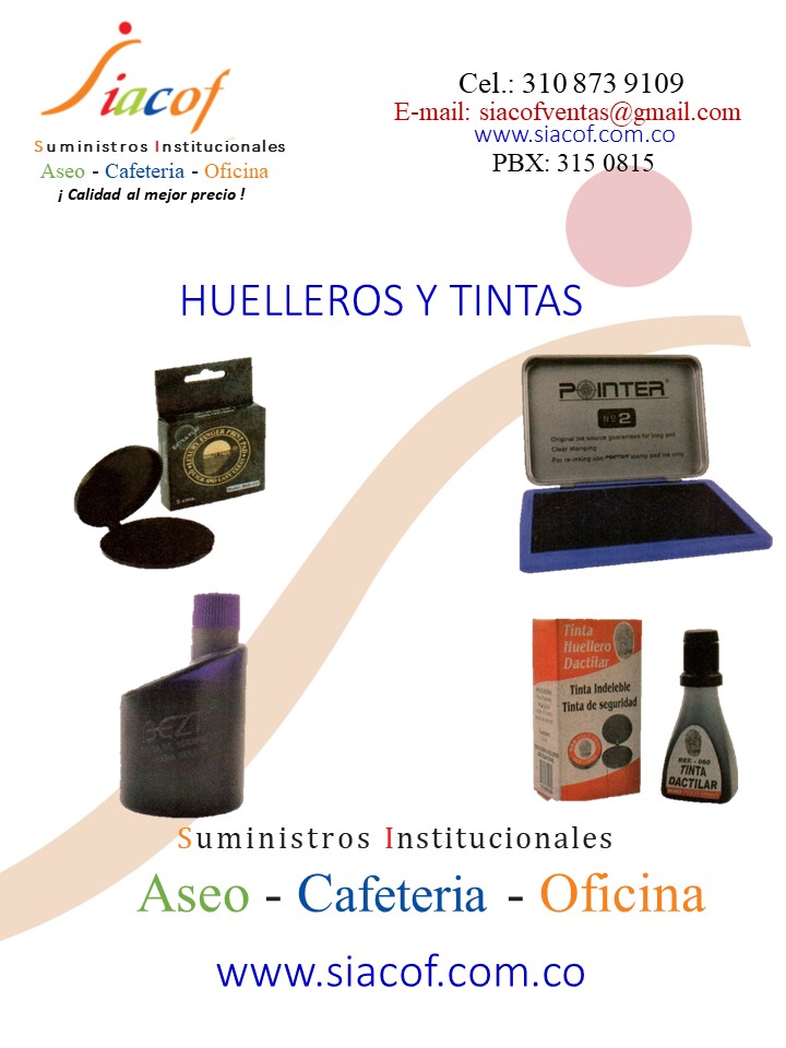 HUELLEROS Y TINTAS