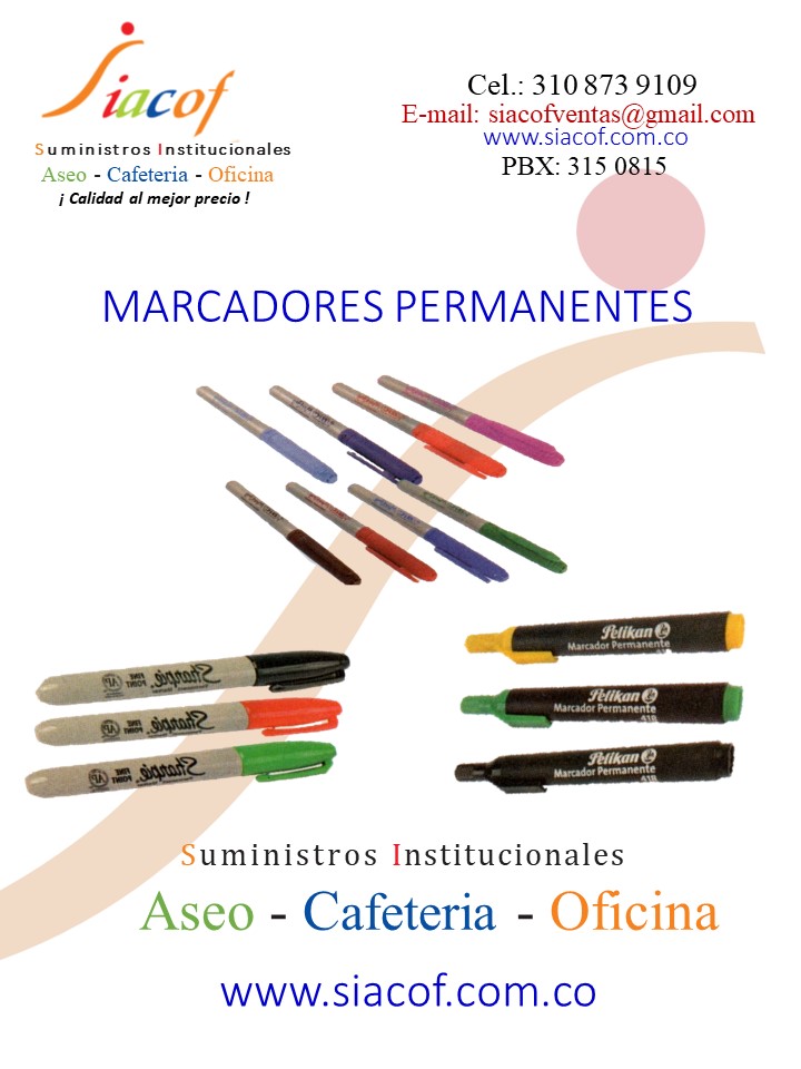 MARCADORES PERMANENTES
