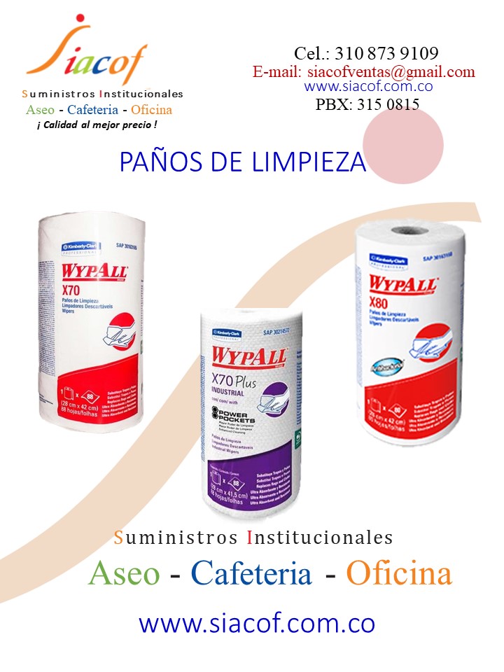 PAÑOS DE LIMPIEZA SIACOF