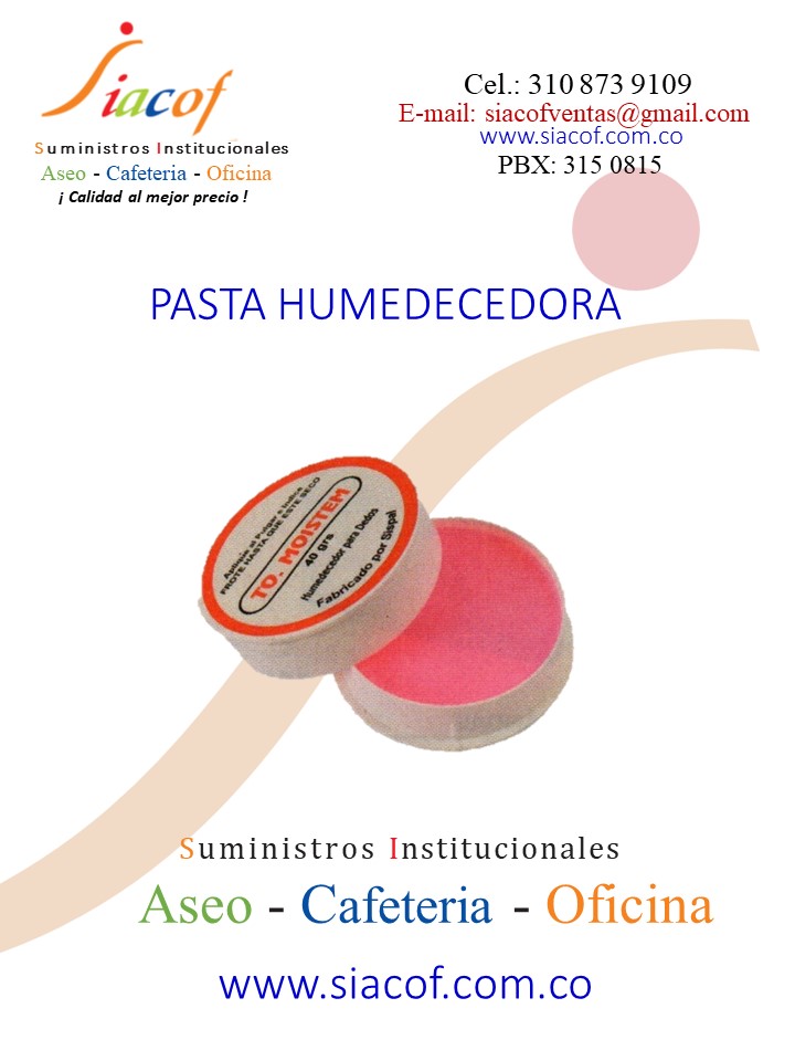 PASTA HUMEDECEDORA