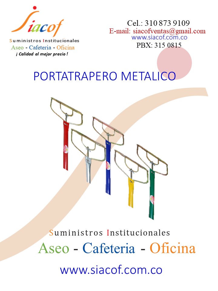 PORTATRAPERO METALICO SIACOF