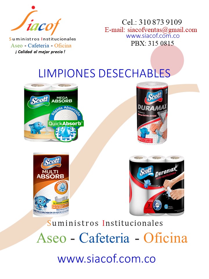 PRODUCTOS PARA CAFETERIA