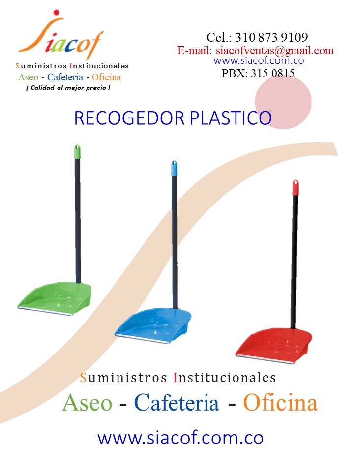 RECOGEDOR PLASTICO SIACOF