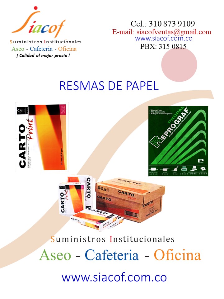 RESMAS DE PAPEL